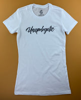 "Unapologetic" (White) Short Sleeve T-Shirt